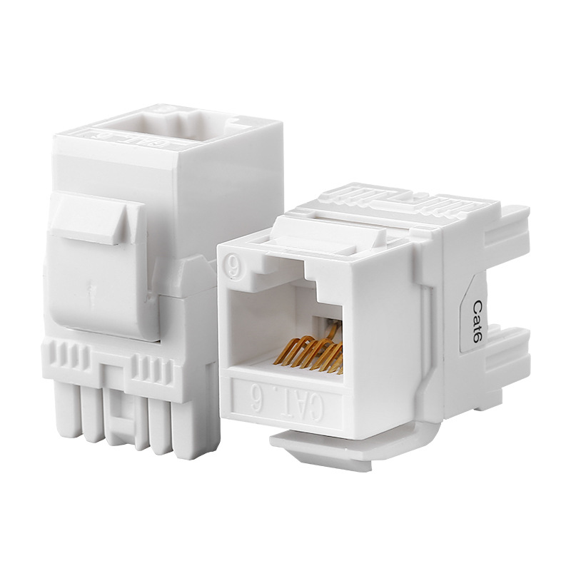 CAT6 UTP Keystone Jack RJ45 8P8C 180 Unshield Keystone Jacks