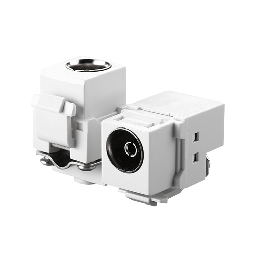 CATV keystone Jack CATV Coaxial Connector TV Connector RG59/RG6 Jack ...