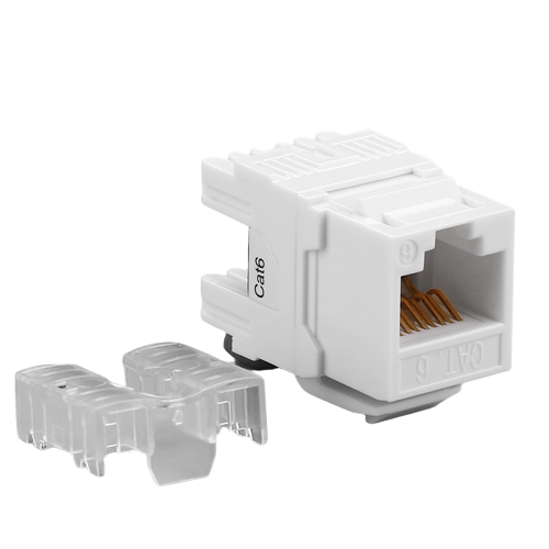 CAT6 UTP keystone Jack RJ45 8P8C 180° Unshield - Keystone Jacks ...